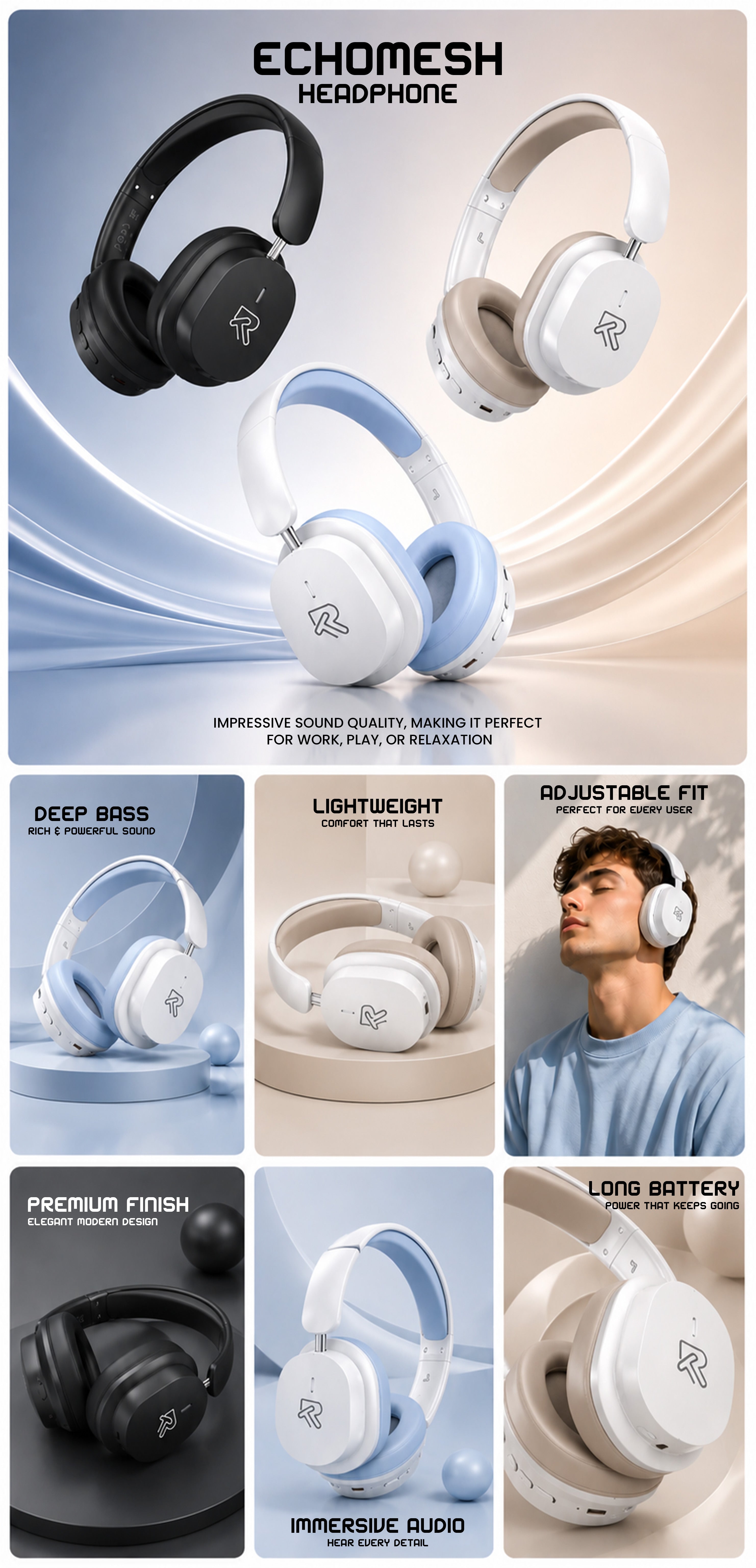 EchoMesh Headphone