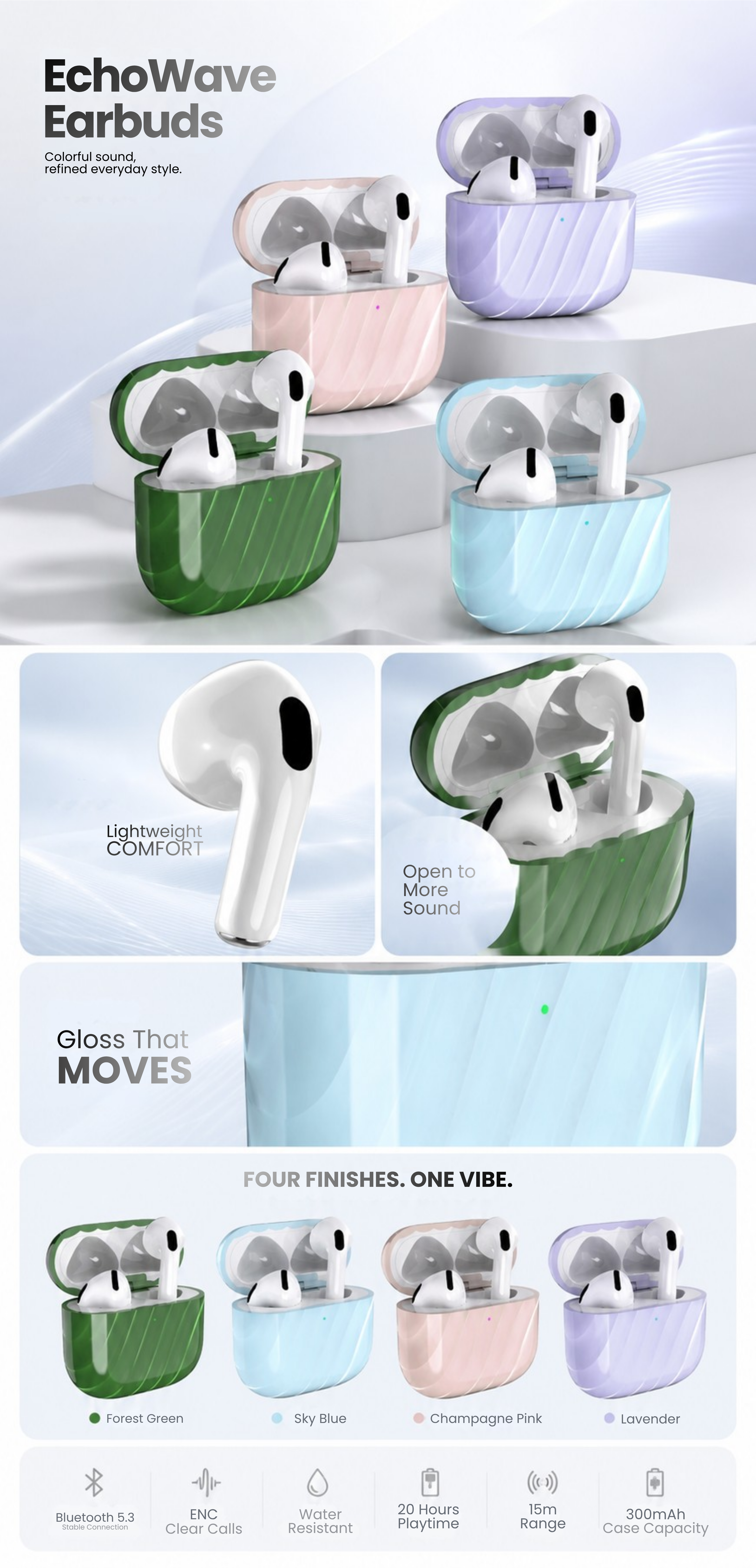 EchoWave Earbuds