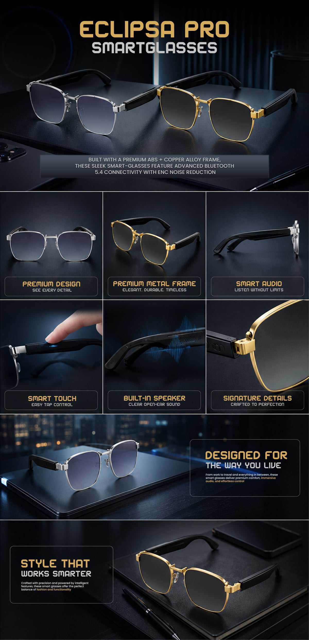 Eclipsa Pro Smart-glasses
