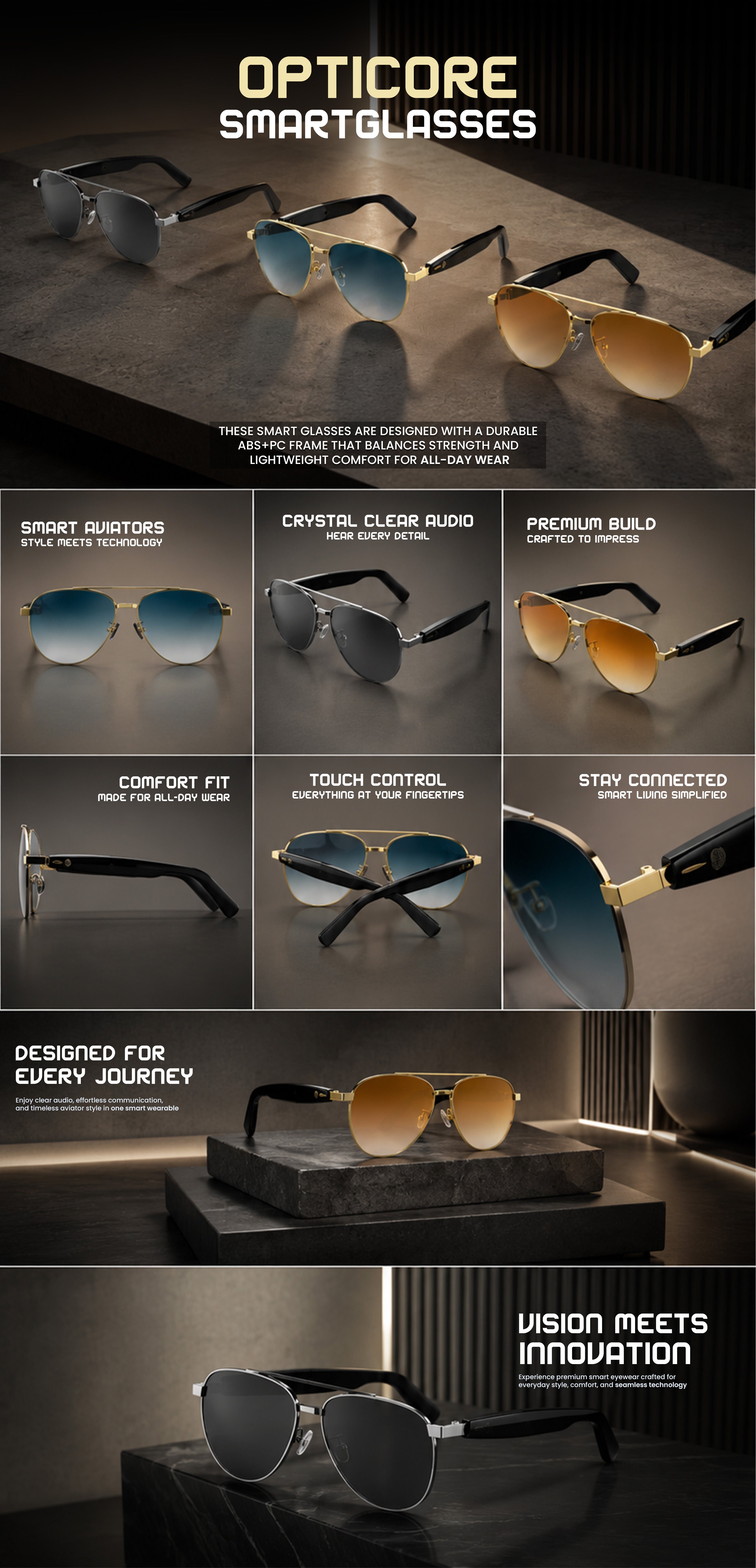OptiCore Smart-glasses