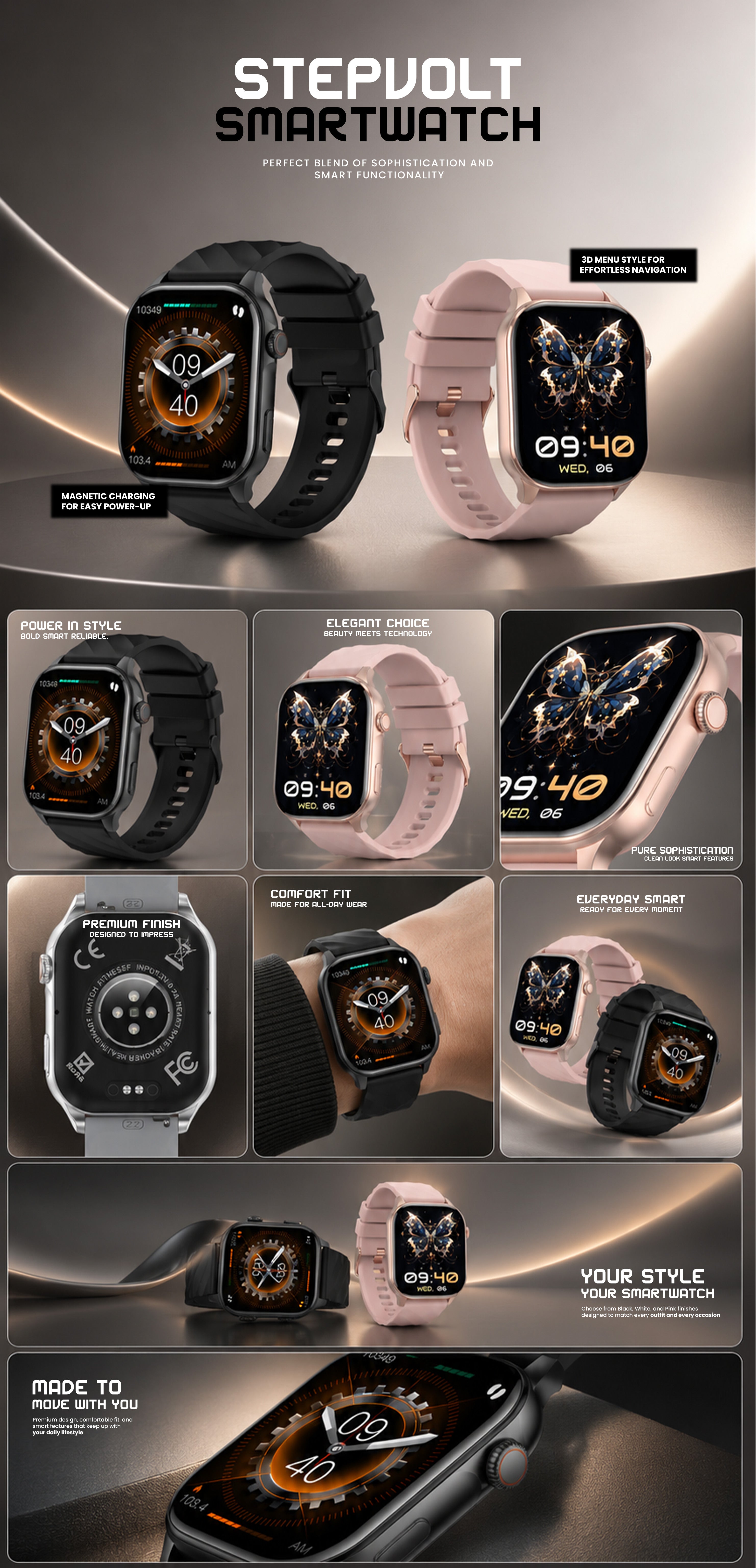 StepVolt Smartwatch