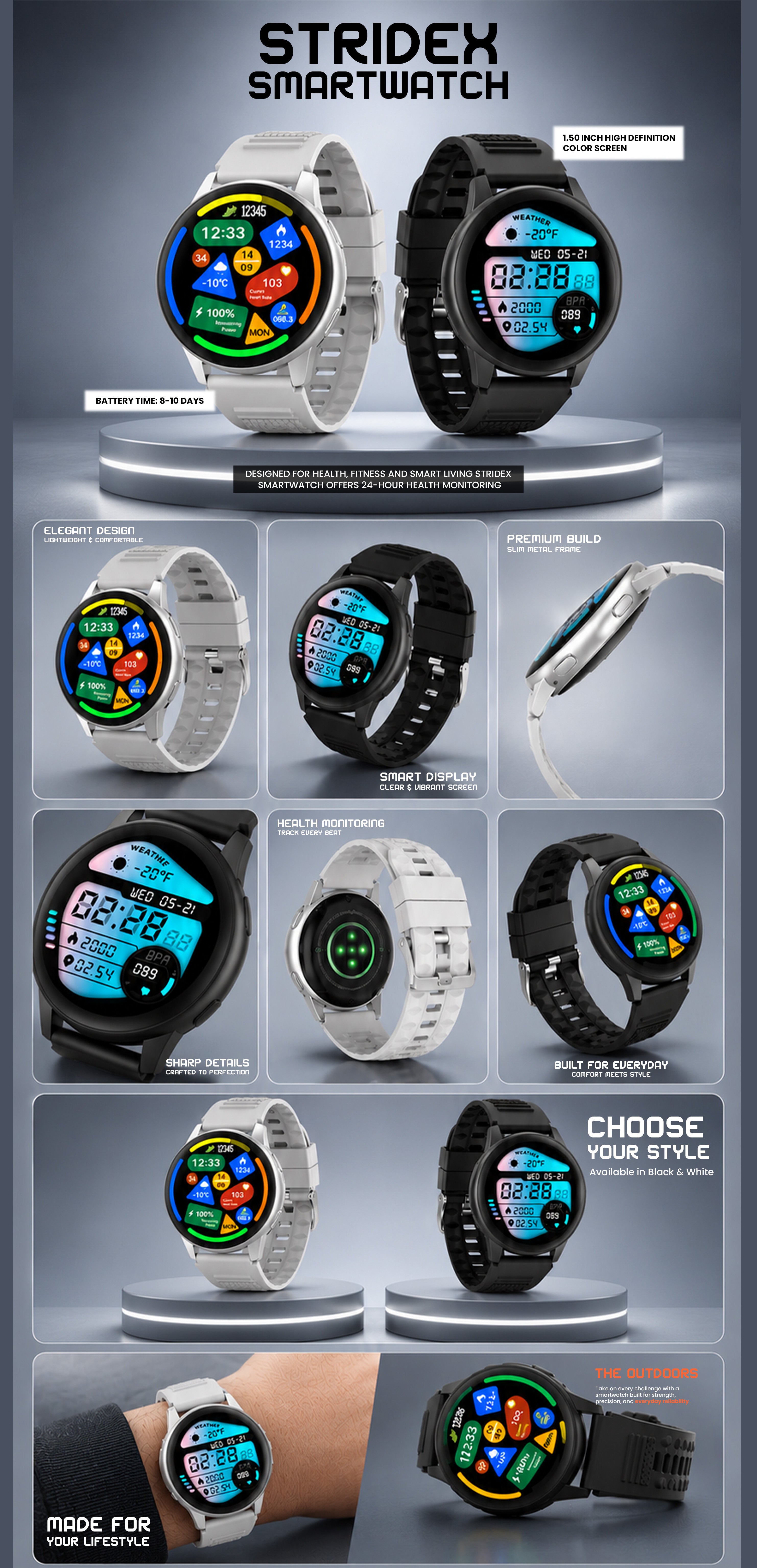 StrideX Smartwatch