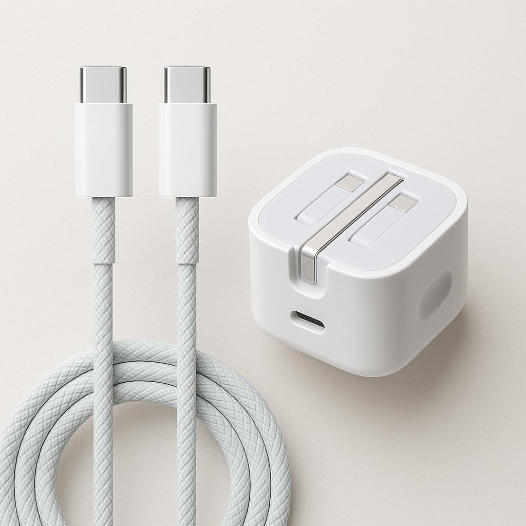 3 pin Pd Adapter with Braided Type C to C Cable