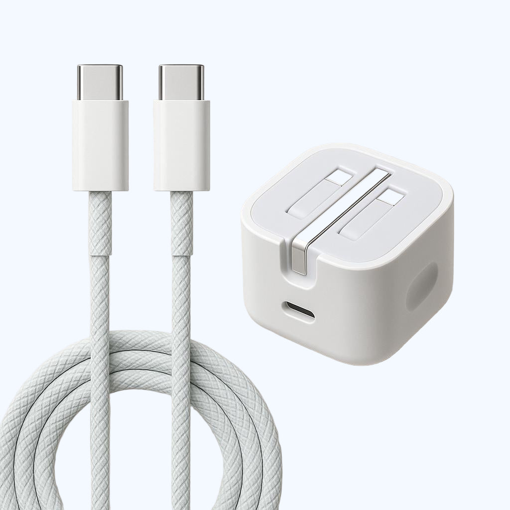 3 pin Pd Adapter with Braided Type C to C Cable
