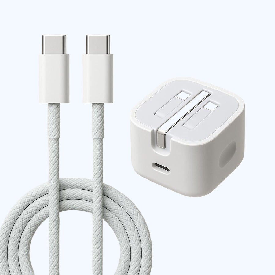 3 pin Pd Adapter with Braided Type C to C Cable