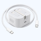 3 pin Pd Adapter with Braided Type C to C Cable